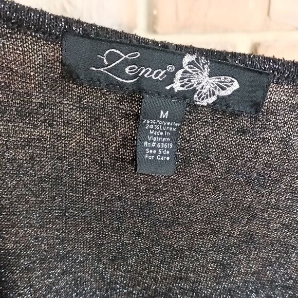 Lena sparkly, front tie top - Picture 4 of 4